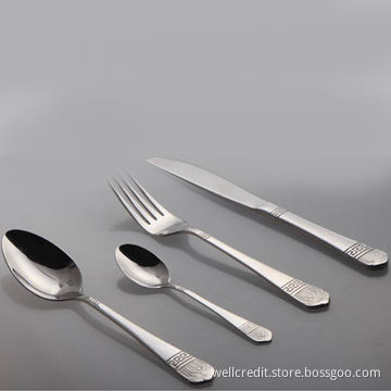 Stainless steel flatware with competitive price and high quality